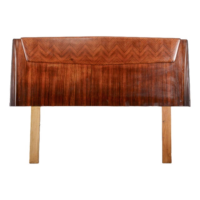 Art Deco Curved Headboard, 1960s For Sale