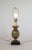 Mid-Century Modern Vintage Footed Brass Pineapple Table Lamp W/ Wood Base For Sale - Image 3 of 13