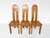 Brutalist Brutalist Rapsodie Dining Chairs in Oak from De Puydt, 1970s, Set of 6 For Sale - Image 3 of 18