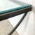 Gray Sculptural Patinated Iron and Beveled Glass Coffee Table For Sale - Image 8 of 14