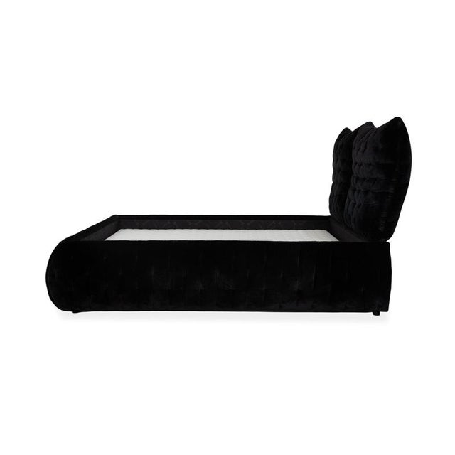 Feya Bed in Black Velour from Bretz For Sale - Image 11 of 12