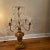 Gustavian Or Italian Style Gold Gilt 5 Light Candelabra with crystal prisms **This listing is for 1 lamp Traditional,...
