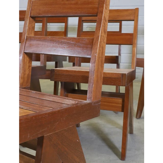 1960s French Dining Chairs, 1960s, Set of 10 For Sale - Image 5 of 8
