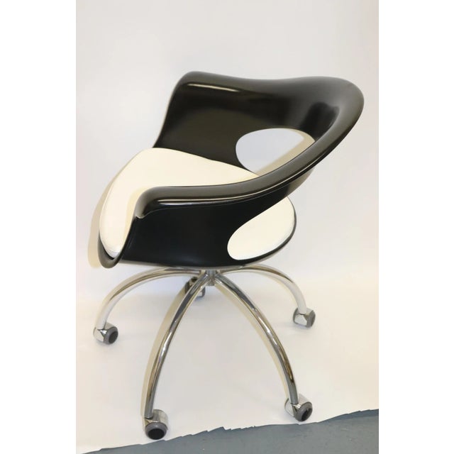 Late 20th Century Lirica by Arte Chair in Black For Sale - Image 5 of 11