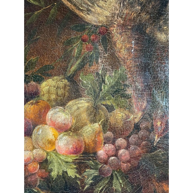 17th Century 17th Century Italian Still Life Oil Painting, Framed For Sale - Image 5 of 13