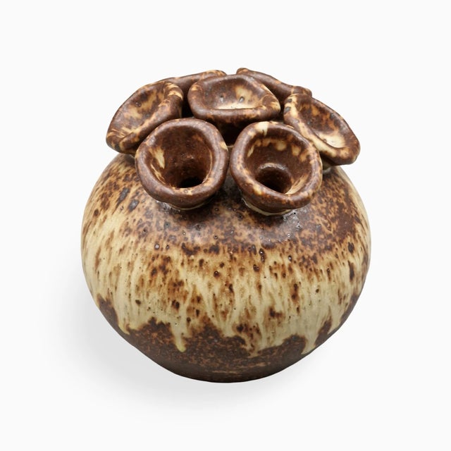 Brutalist Ikebana Vase by Søren Visby, Denmark, 1970s For Sale - Image 3 of 14