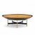 Mid-Century Modern Paul Tuttle and Winsor White for Baker Furniture Transition Collection Oak and Brass Coffee Table For Sale - Image 3 of 9
