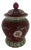 Red Mun Shou Famille Rose Longevity Jingdezhen Ginger Jar For Sale