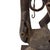 Dark Gray Early 20th Century Makonde Abstract Wood Carving on Custom Base Tanzania For Sale - Image 8 of 9