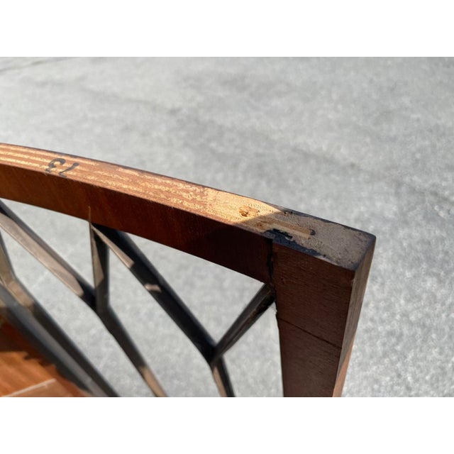 Vintage George III Style Mahogany Corner Cabinet For Sale - Image 9 of 12