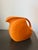 Fiesta Large Disk Pitcher Tangerine Retired Color – Homer Laughlin Usa Vitrified China 67 1/4 Oz Mid-Century Style Serveware For Sale - Image 11 of 14