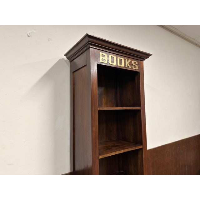 English Bookcase in Teak For Sale - Image 6 of 13