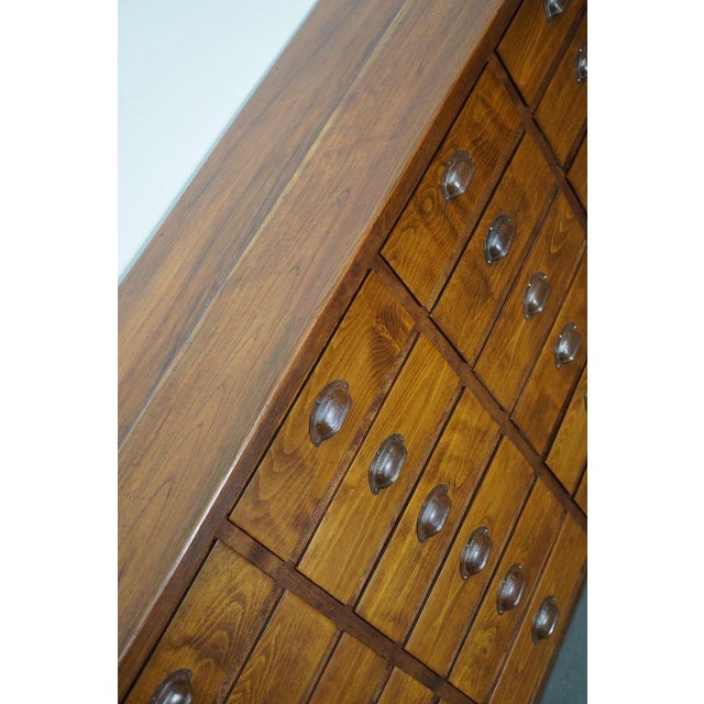 Wood German Beech Apothecary Cabinet, Mid-20th Century For Sale - Image 7 of 16