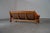 Wood Rustic Oak and Leather 3-Seater Sofa, France, 1970s For Sale - Image 7 of 12