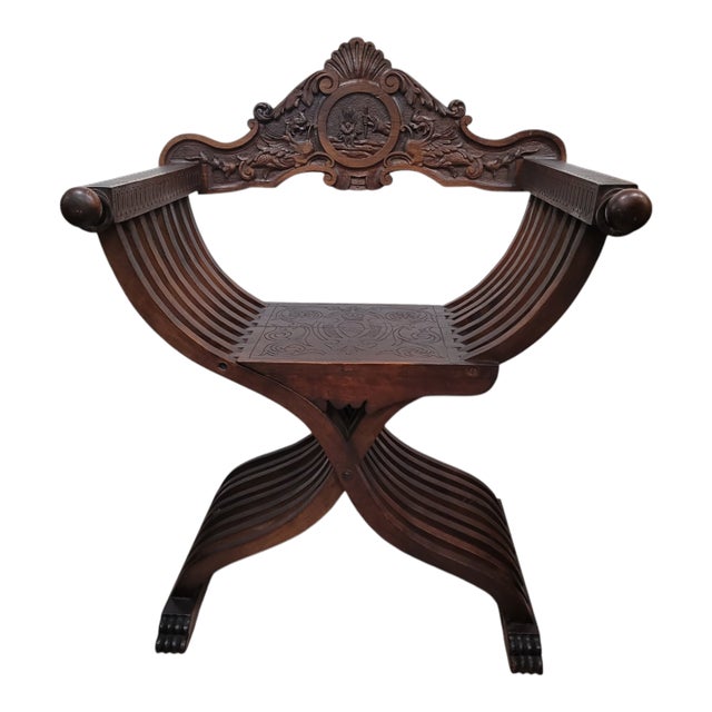 Early 19th Century Savonarola Chair For Sale