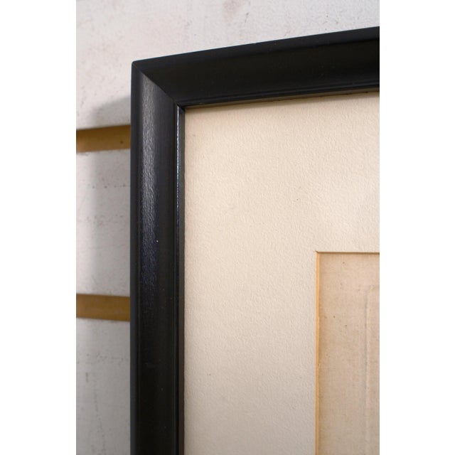 Vintage Framed & Matted Colored Map Engraving of Italy For Sale In Philadelphia - Image 6 of 7