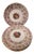 Vintage 22k Floral Dessert Plates - Set of 6 For Sale