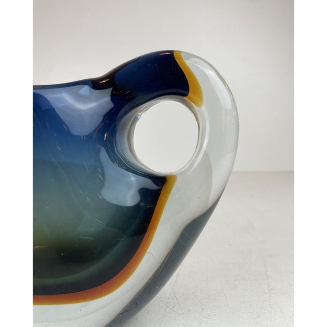 Flavio Poli Sommerso Murano Glass Vase by Flavio Poli for Seguso Vetri D'arte, Italy, 1960s For Sale - Image 4 of 16
