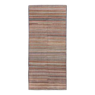 Galerie Shabab Collection Mid-20th Century Turkish Anatolian Wide Gallery Runner For Sale