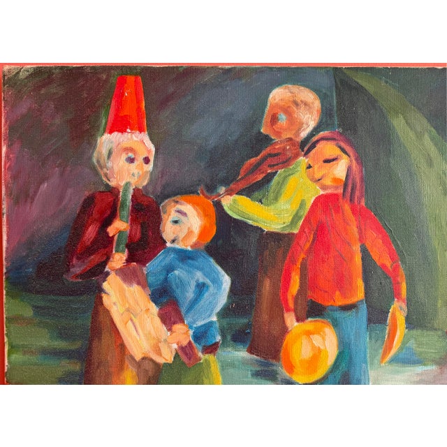 1960s Whimsical Still Life Painting by French Artist, Marie Laure-Ilie For Sale In Los Angeles - Image 6 of 10