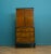 Vintage Art Deco Style Walnut Tallboy Linen Cabinet, 1950s For Sale - Image 3 of 12