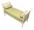 Drexel Heritage Neoclassical Brushed Linen Settee For Sale