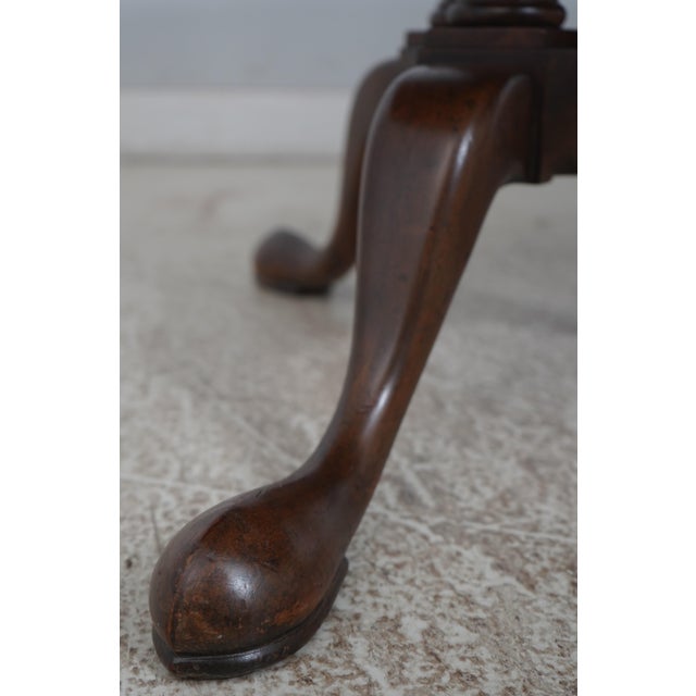 Baker Walnut English Style Oval Dining Table For Sale In Philadelphia - Image 6 of 12