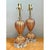 Vintage Murano Glass Lamps With Lucite Bases - Pair For Sale - Image 9 of 12