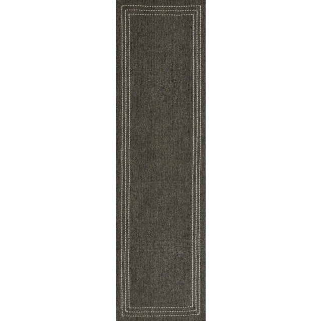 2020s Momeni Oliver Charcoal Hand Loomed Area Rug 3'6" X 5'6" For Sale - Image 5 of 9
