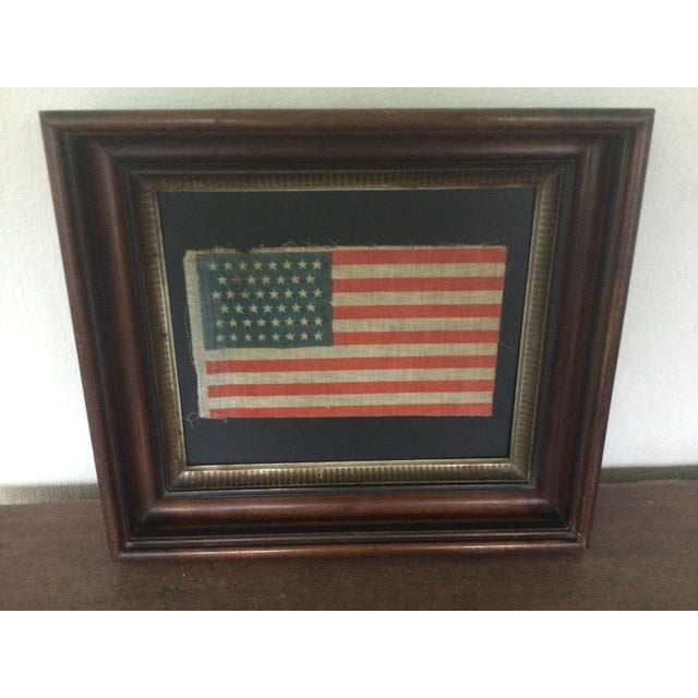 This 46 Star American flag became official on July 4th 1908 after Oklahoma became the 46th state on November 16th 1907....