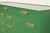 Michael Taylor for Baker Furniture Mid-Century Hollywood Regency Green Lacquered Campaign Dresser, Newly Refinished For Sale - Image 10 of 15