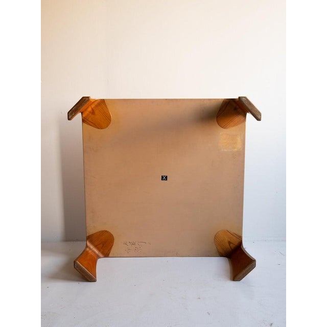 Coffee Table by "Inui Saburo" for Tendo Mokko, 1970's For Sale - Image 10 of 11