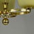 Art Deco Opaline Glass and Brass Chandelier, Germany, 1930s For Sale - Image 16 of 18