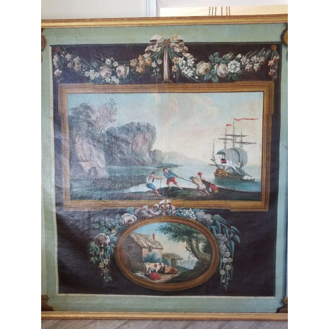 French Maison Jansen Painted Panel For Sale - Image 3 of 9