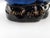 Vallauris Vintage Vallauris Lion S/Mer Blue Ceramic Clam Shell Lamp Mid Century Tikki Kitch Cord Cut Signed For Sale - Image 4 of 18