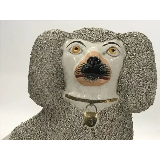 19th Century English Staffordshire Pearlware Creamware Dogs - A Pair For Sale - Image 12 of 13