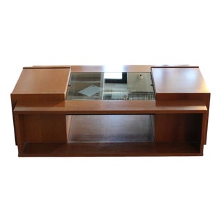 Drop-Leaf Coffee Table with Bar, Italy, 1960s For Sale