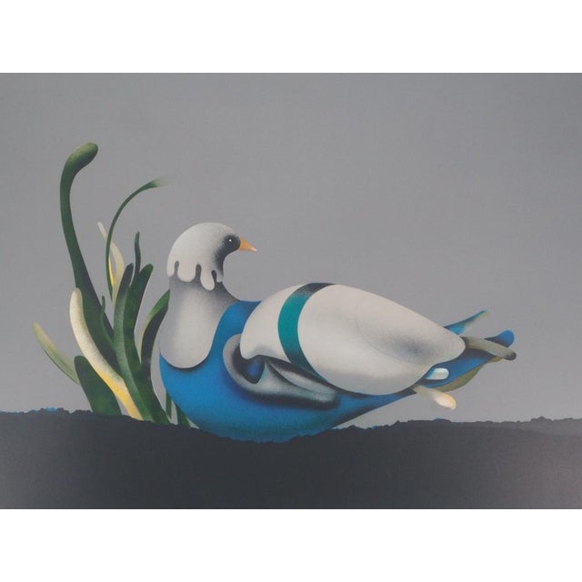 Jean-Paul Donadini (1951) The Carrier Pigeon Original color lithograph Signed in pencil Marked as Artist's Proof (EA) On...