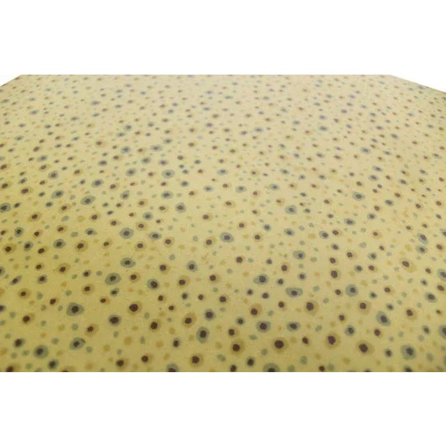 Wood Mid Century Modern Geometric Doted Pattern Coffee Table For Sale - Image 7 of 10