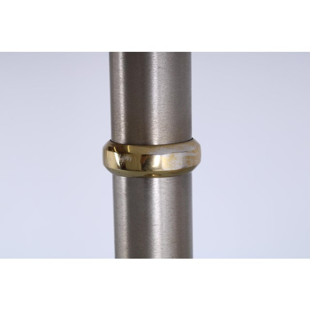 Steel and Brass Color Floor Lamp from Laurel, 1970s For Sale - Image 14 of 17