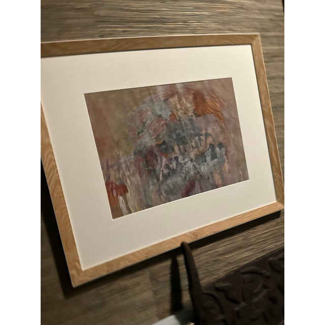 Mid 20th Century Mid 20th Century Abstract Pastel by Nancy Lee For Sale - Image 5 of 10