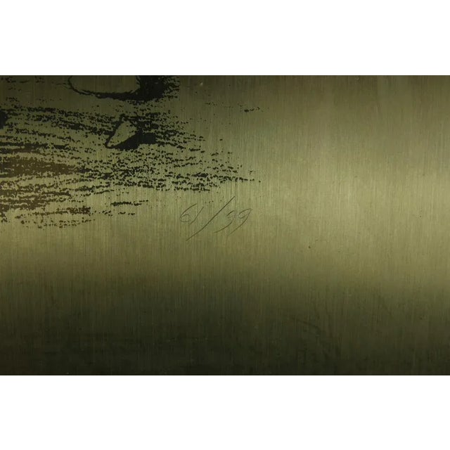 Bird Man is an original modern artwork realized by Alexander Schawinsky in 1943. Gaufrage techinique. Includes frame. Hand...