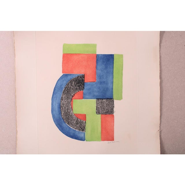 Sonia Delaunay, Totem Series, 1960s, Lithograph For Sale - Image 3 of 18