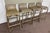 Original Retail Price: $22,188 Striking set of four Baker / McGuire Steven Volpe Crin Bar Stools, featuring an organic,...