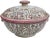 French Country Andalusian Ceramic Accent with Floral Motif For Sale - Image 3 of 8