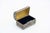 Embossed Silver Jewelry Box in the Shape of a Chest For Sale - Image 5 of 5