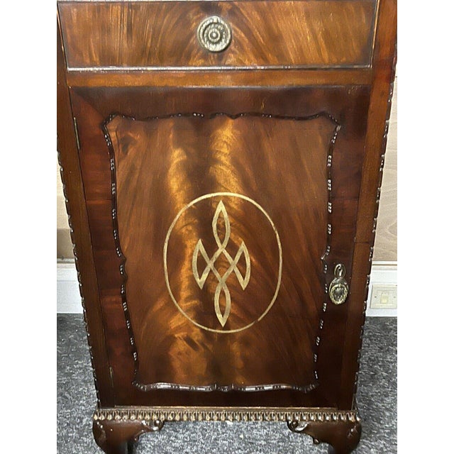 Edwardian Mahogany Wine Cabinet Celleratte For Sale - Image 11 of 15