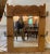 An antique Victorian hat and coat rack with mirror. The hooks are large and elaborate and in excellent condition. The two...