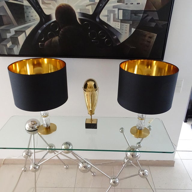 Brutalist Table Lamps from Kaiser Leuchten, Set of 2 For Sale - Image 6 of 16