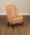 Queen Anne Hickory Chair Queen Anne Style Mahogany Wingback Armchair For Sale - Image 3 of 18